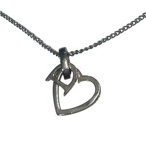 Dior Heart Logo Necklace